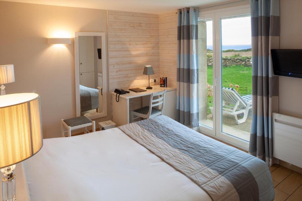 Logis Hotel Vent D'Iroise Plougonvelin Rom bilde